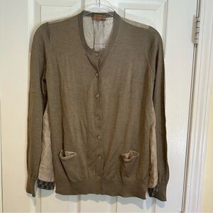Falconeri Merino Wool/Silk Cardigan S